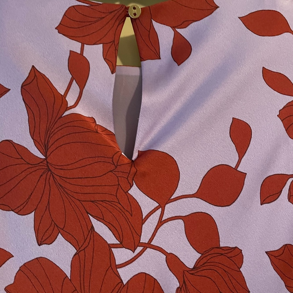 NWT Floral cap sleeve slip dress size 10 - Picture 5 of 7